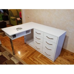 Складной угловой маникюрный стол Т-12