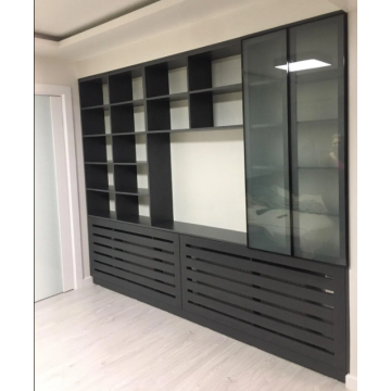 Vitrină cu sticlă fumurie și mască pentru calorifer T-4 Mască pentru calorifer cu vitrină deschisă și sticlă fumurie T-4
