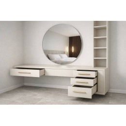 Стол макияжный с зеркалом с лампочками Т-33