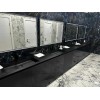 Mobilă baie comercială  cu lavoar multiplu și oglinzi LED T-110