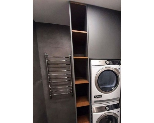 Mobilier baie  pentru mașină de spălat + uscător, realizat pe dimensiune