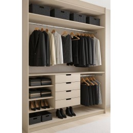 Гардеробная в современном стиле  