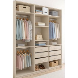 Гардеробная в современном стиле  