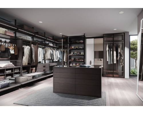 Гардеробная в современном стиле  T-17