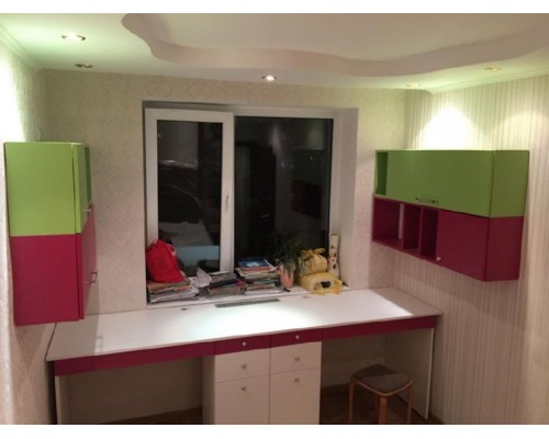 Письменный стол для двоих детей T-16