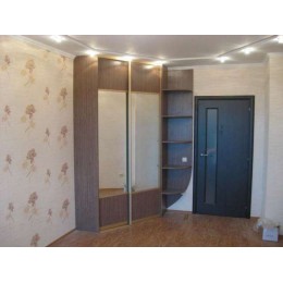 Угловой шкаф купе в прихожую T-15