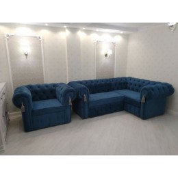 Раскладной диван угловой T-7