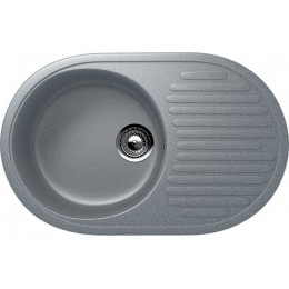 Раковина гранитная  U-107 темно-серый 455 x 720 x 190 мм
