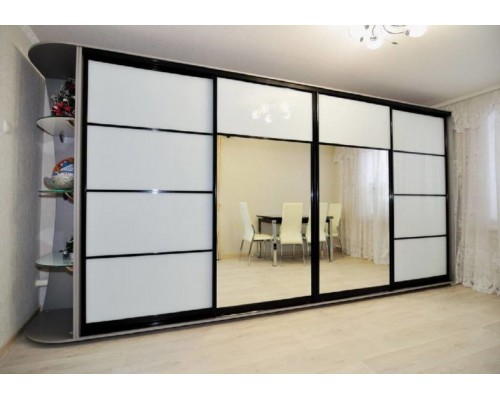 Шкаф купе  4 двери с зеркалом  T-36