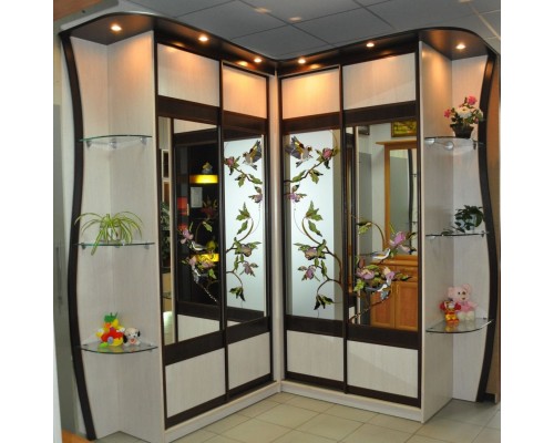 Угловой шкаф купе T-27