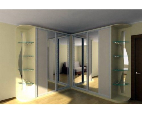 Угловой шкаф купе T-13