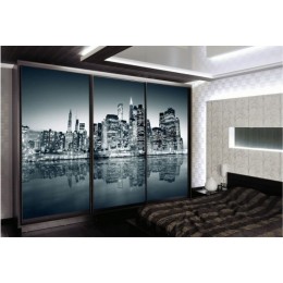 Шкаф купе  с фотопечатью  T-46