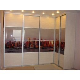 Шкаф купе угловой T-40