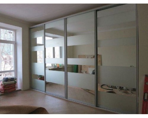 Встроенный шкаф купе  4 двери T-2