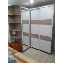 Угловой шкаф для спальни T-31