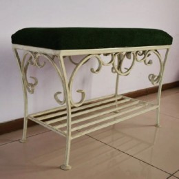 Кованая банкетка в прихожую T-11
