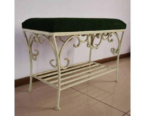 Кованая банкетка в прихожую T-11