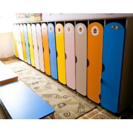 Шкафчики для раздевалок в детский сад T-2