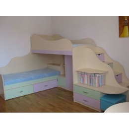 Детская двухъярусная кровать T-8