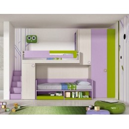 Детская двухъярусная кровать T-9