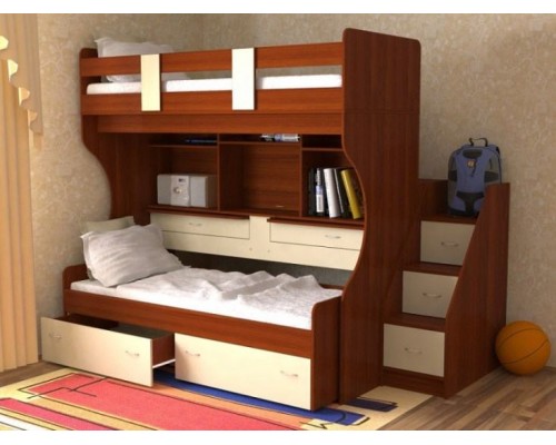 Детская двухъярусная кровать T-11 Детская двухъярусная кровать T-11
