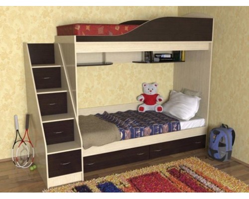 Детская двухъярусная кровать T-12