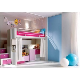 Двухъярусная кровать со столом T-20