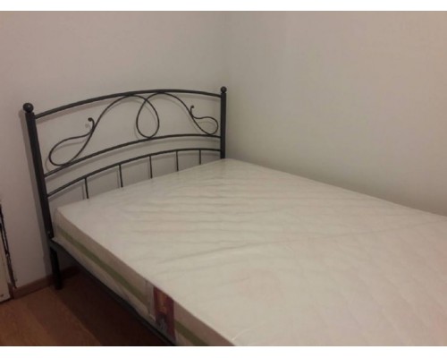 Кованая кровать черная  Длинна-2 м Ширина-0,9 м  (T-35)