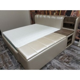 Мягкая спальная кровать с ящиком для хранения T-74