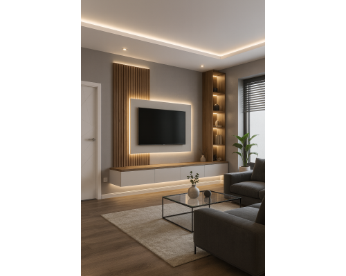 Mobila pentru living stil Hi-Tech la comanda T-85