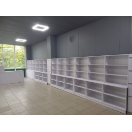 Торговые стеллажи и витрины для магазина  T-10