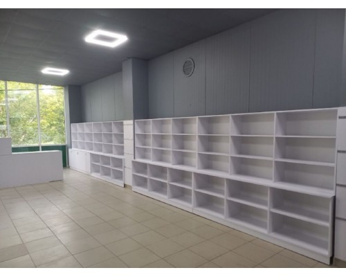 Торговые стеллажи и витрины для магазина  T-1